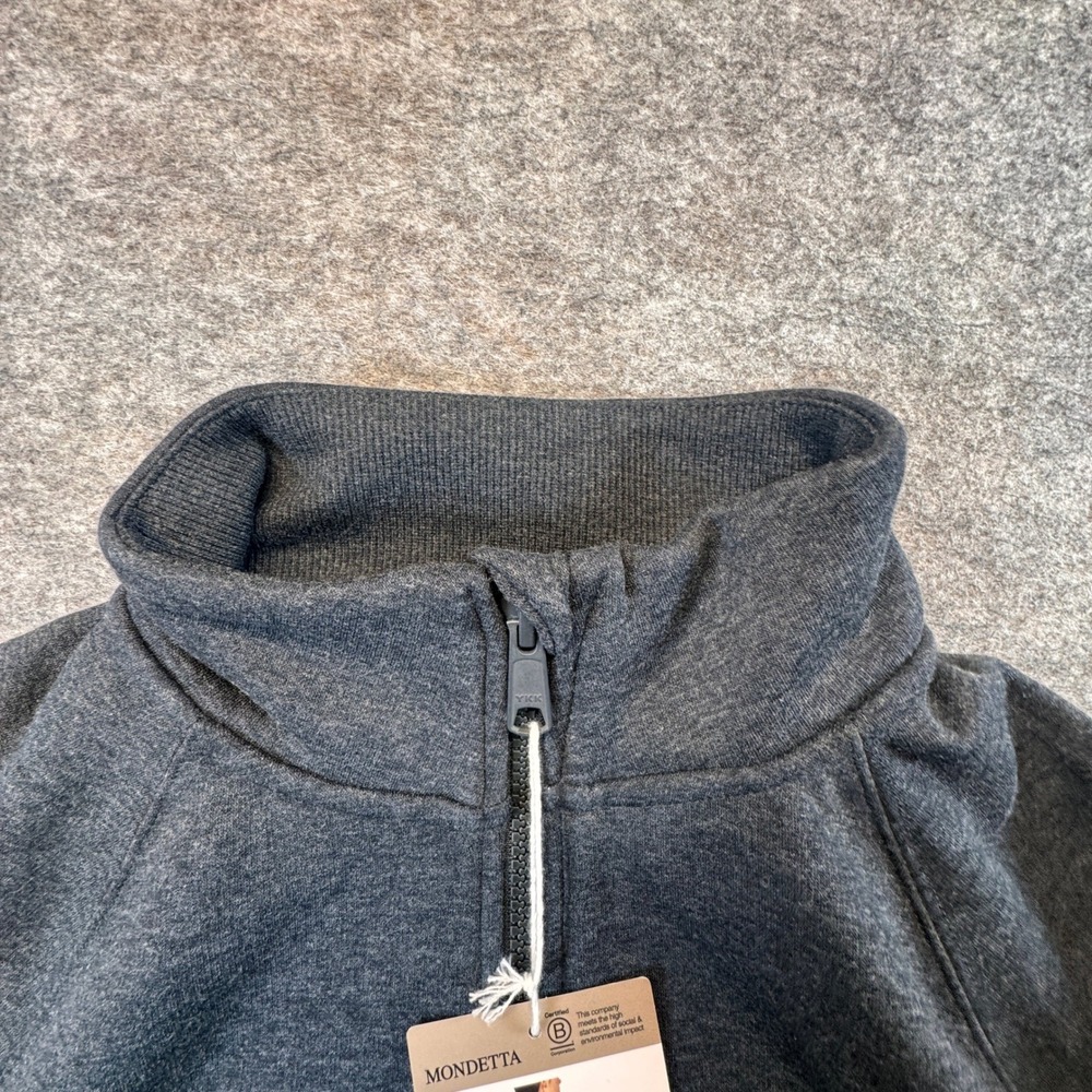 Mondetta Women Fleece Full Zip Jacket Black Charcoal XS 1906568 Luxe - Picture 9 of 11
